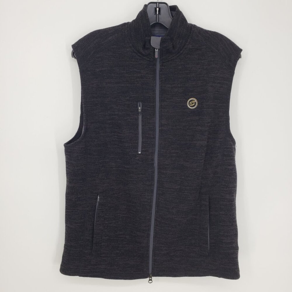 Johnnie O Cleveland Cavaliers Tahoe Vest Size M Mens‎ Gray Black